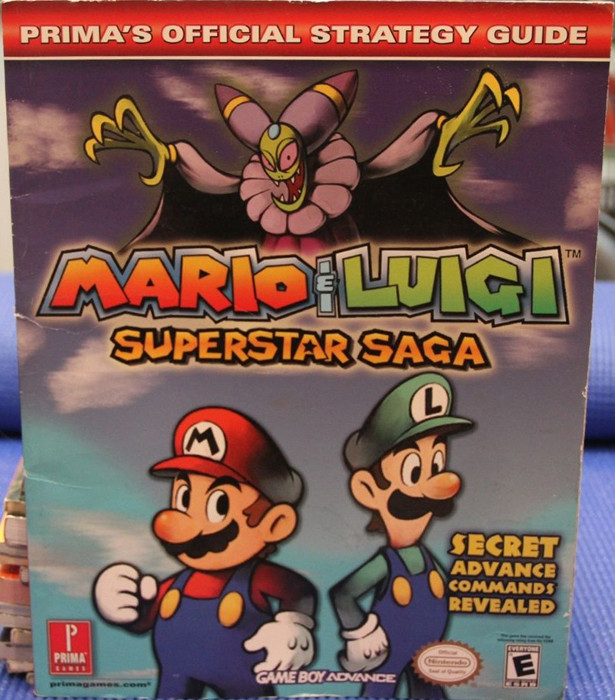 Mario & Luigi Superstar Saga GameBoy Advance Strategy Guide Prima Sale