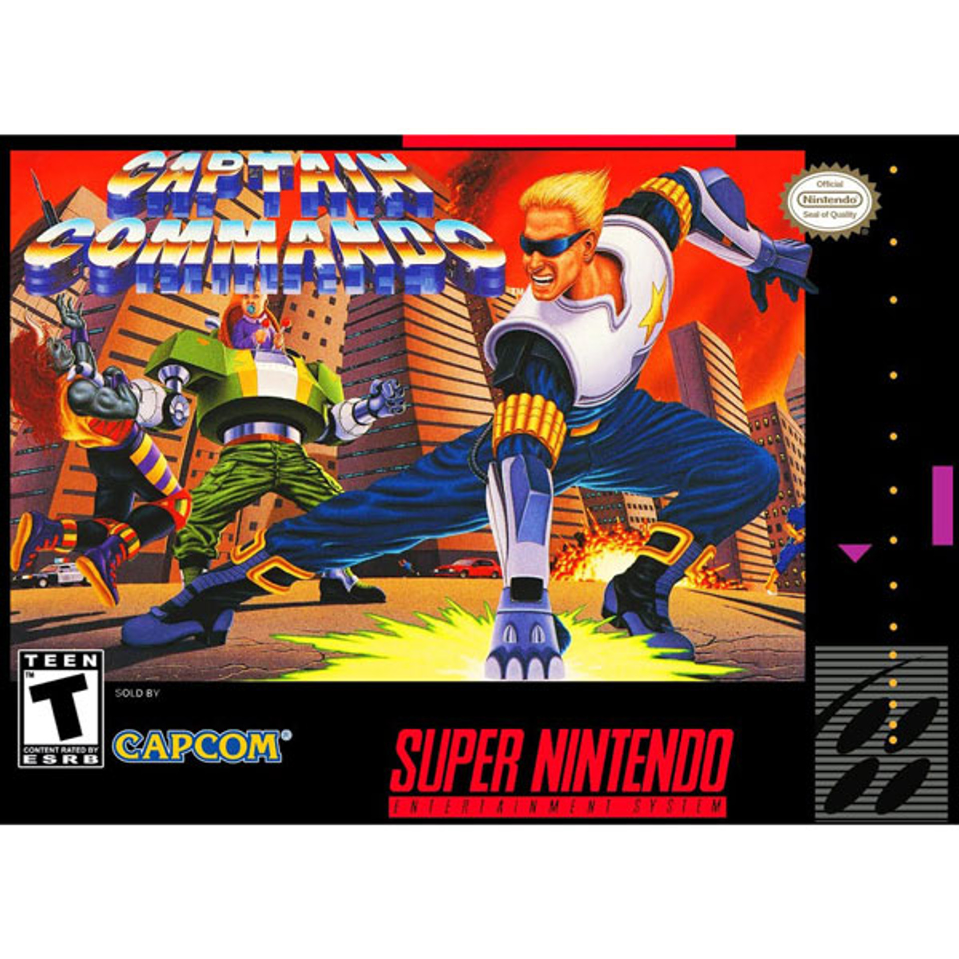 Captain Commando Complete SNES Game For Sale DKOldies