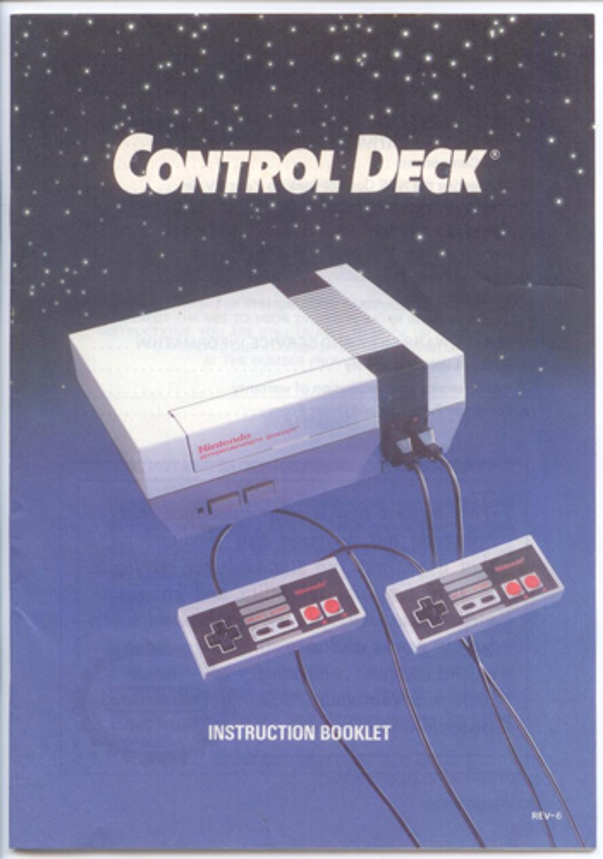 Control Deck NES Manual Small For Sale DKOldies