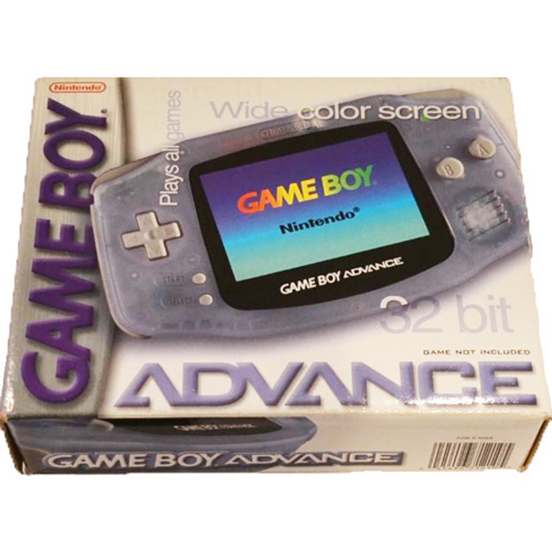 Game Boy Advance System Clear Complete in Box For Sale DKOldies
