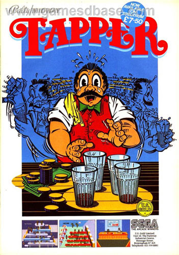 Complete Tapper Atari 2600 Game For Sale | DKOldies