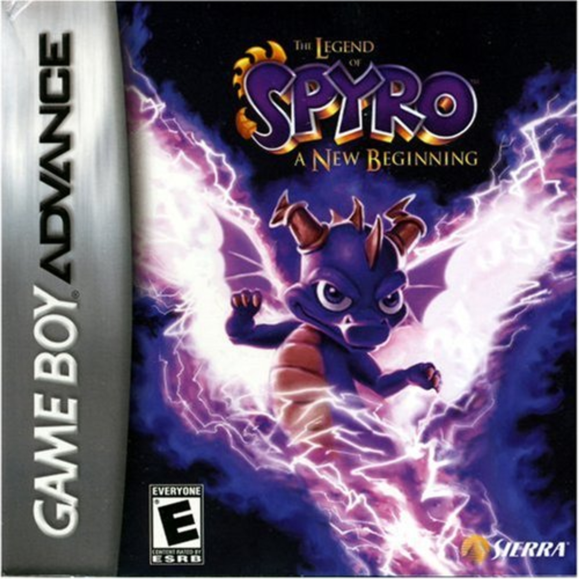 Gameboy Advance game cartridge Spyro the Dragon images