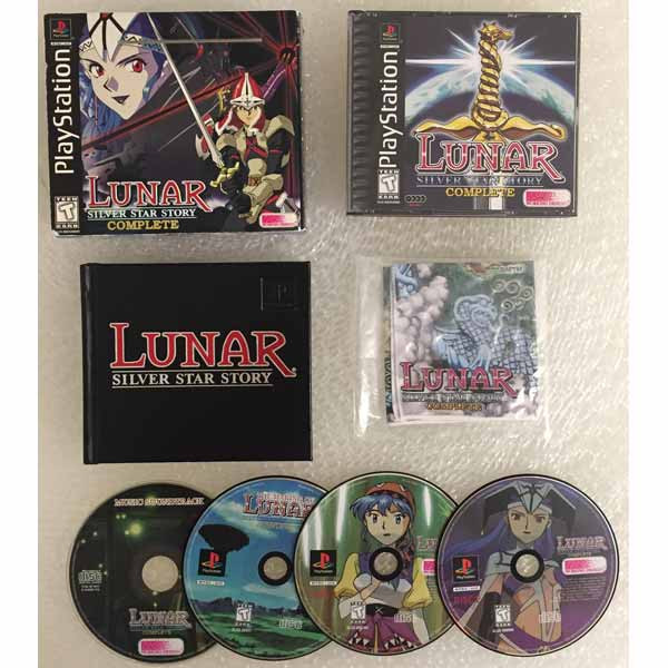 Jeu Lunar Silver Star Story Complete Sur PS1 - Version USA - Boîte Et Disque (sans Notice)
