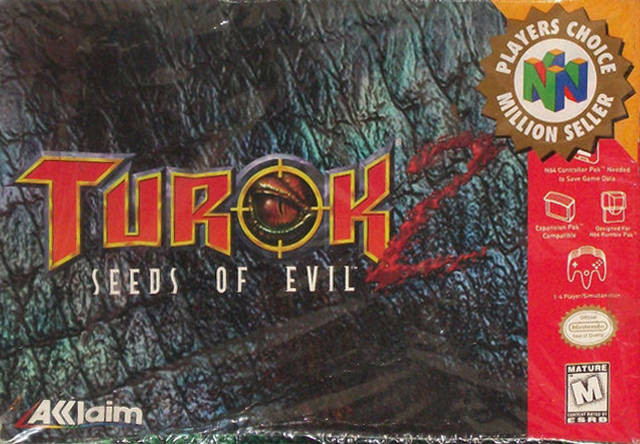 Jeu Nintendo 64 Turok 2 : Seeds Of Evil - Version PAL - Boîte Sans Notice - Etat Correct