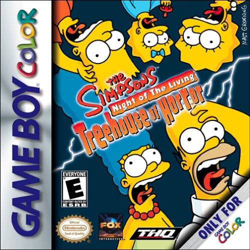 Simpsons Treehouse of Horror GameBoy Color Game For Sale | DKOldies
