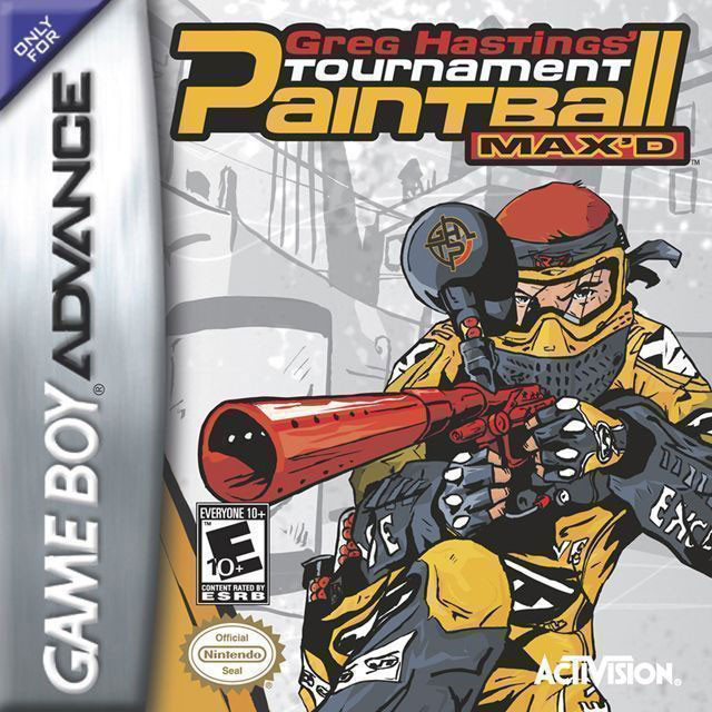 Greg Hastings Tournament Paintball Maxd Nintendo GameBoy Advance GBA