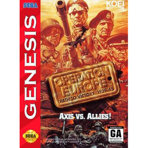Operation Europe Video Game For Sega Genesis