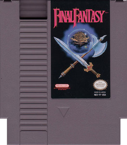 Final Fantasy RPG Nintendo NES game cartridge image pic