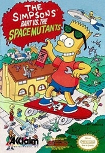 Simpsons Bart Vs. The Space Mutants - NES Game