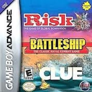 Battleship/Risk/Clue - Game Boy Advance