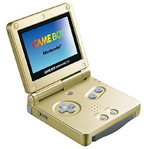 Game Boy Advance SP Gold with Charger