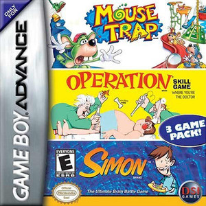 Mouse Trap/Operation/Simon - Game Boy Advance Game
