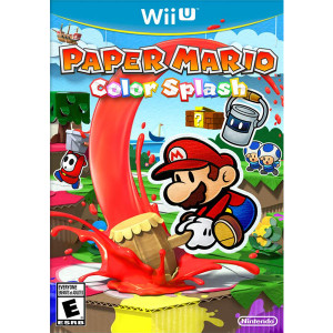 Paper Mario Color Splash  Wii U Nintendo original video game game used for sale online.