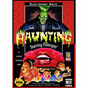 Haunting Starring Polterguy Empty Box For Genesis