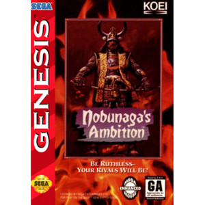 Nobunaga's Ambition Empty Box For Sega Genesis