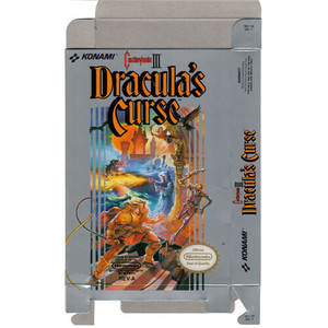 Castlevania III : Dracula's Curse - Empty NES Box