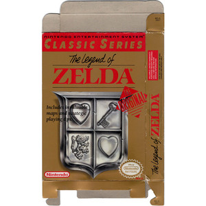 Legend of Zelda Classic, The - Empty NES Box