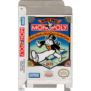 Monopoly - Empty NES Box