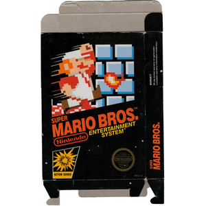 Super Mario Bros. - Empty NES Box