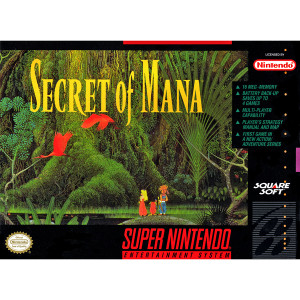 Secret of Mana Empty Box For The Nintendo SNES