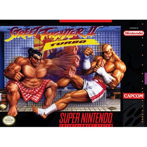 Street Fighter II Turbo Empty Box For Nintendo SNES