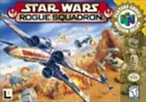 Complete Star Wars Rogue Squadron Nintendo N64 video game box art x-wing caynon image pic