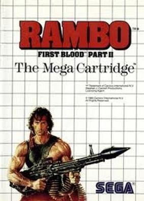 Complete Rambo Part II - Master System Game