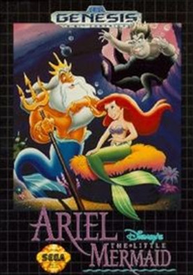 Ariel Disney's The Little Mermaid - Genesis Game