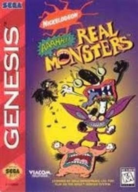 Nickelodeon Aaahh!!! Real Monsters - Genesis Game
