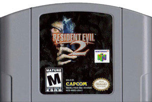 Resident Evil 2 Nintendo 64 N64 video game cartridge image pic