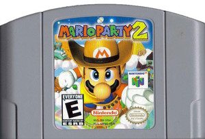 Mario Party 2 Nintendo 64 N64 video game cartridge image pic