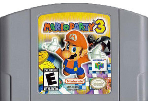 Mario Party 3 Nintendo 64 N64 video game cartridge image pic
