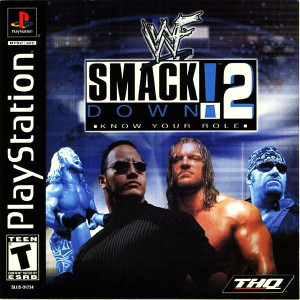 WWF SmackDown 2 Video Game For Sony PS1
