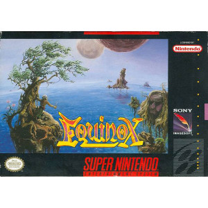 Equinox Video Game For Nintendo SNES