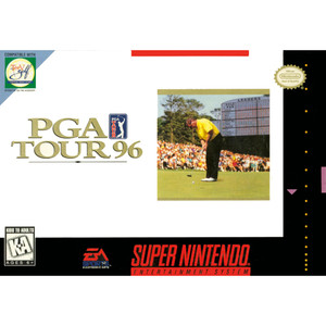 PGA Tour 96 - SNES Game Box Cover Art