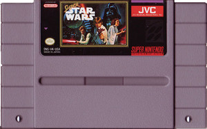 Super Star Wars Super Nintendo SNES game for sale, cartridge pic.