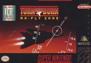 Turn and Burn No Fly Zone - SNES Game