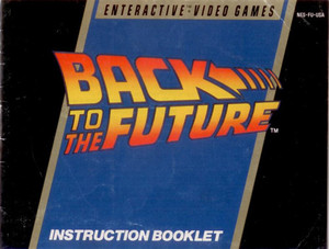 Back To the Future - NES Manual 