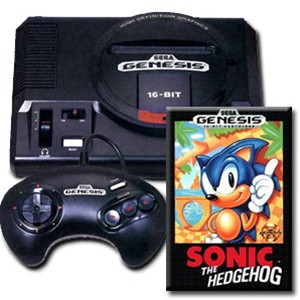 Sega Genesis Gaming System Console Sonic Pack For Sale