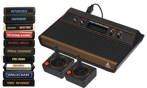 Atari 2600 System 10 Game Pro Pak
