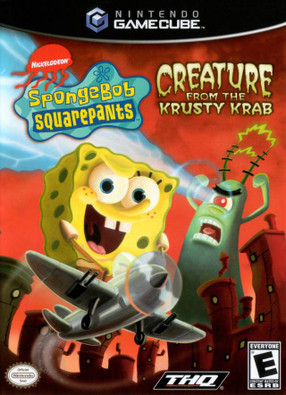 Nickelodeon SpongeBob Squarepants Creature Fromn The Krusty Krab GameCube Game