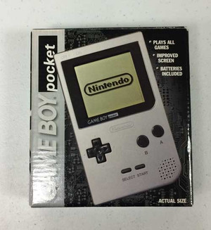Game Boy Pocket System Silver In Box