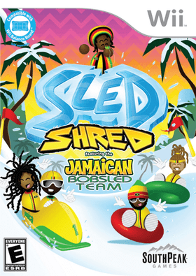 Sled Shred Featuring the Jamaican Bobsled Team - Nintendo Wii Game