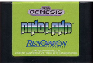 Dinoland - Genesis Game Cartridge