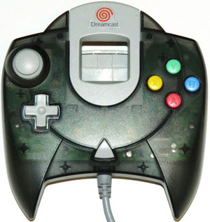 Dreamcast Original Sega Controller Transparent Charcoal