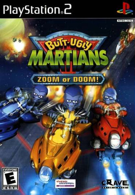Butt Ugly Martians Zoom or Doom - PS2 Game 