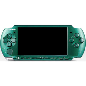 Sony PSP 3000 Dark Green Handheld System With Charger 