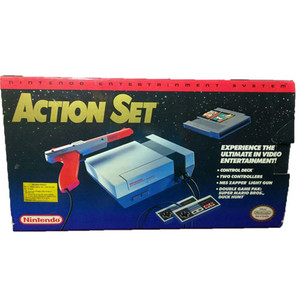 Nintendo NES Action (Red Stripe) Set Complete In Box