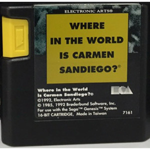Where In The World Is Carmen Sandiego? - Genesis Game