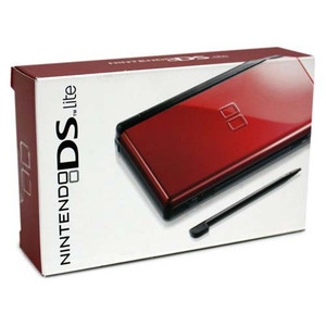 Complete Nintendo DS Lite Crimson System